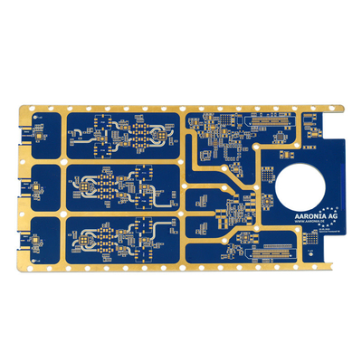 Panneau plaqué de tour de TG de taille de carte PCB de prototypes d'immersion d'en cuivre rapide de l'or 2oz